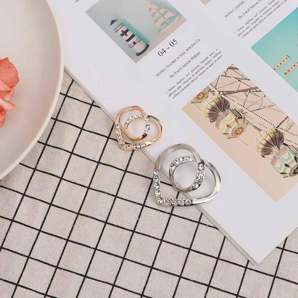 Мода Женский Подарок Кристалл Три кольца Модная Бижутерия Кольцо для Шарфа Брошь Зажим для Шали Пряжка для Шарфа