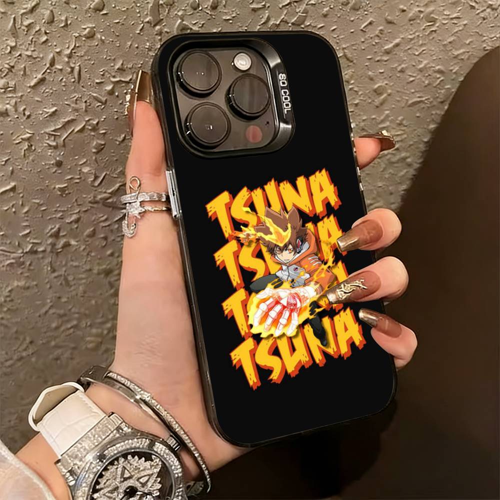 Чехол для телефона Hitman R-Reborn Tsuna S-Sawada для iPhone 17,16,15,14,13,12,11 Plus,Pro Max,XS, Цветной Серебристый Черный Чехол