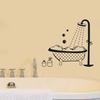 Happy Bubble Small Bathtub PVC Sticker Wall Sticker Living Room Decoration