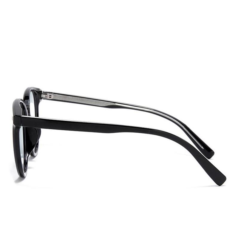 Blue Light Blocking Leopard Frame Round Nearsighted Glasses Unisex TR90 Oversized Myopia Glasses Prescription 0 -0.5 -0.75 To -6