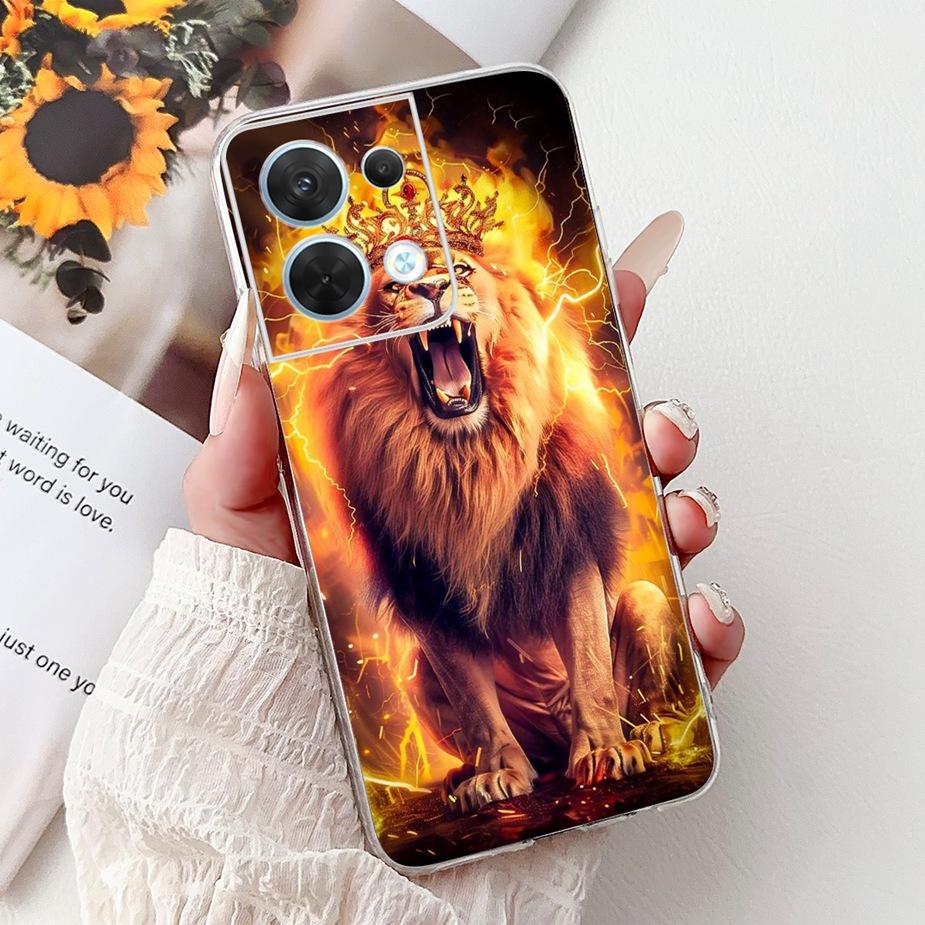 Чехол для Oppo Reno8 Pro 5G CPH2357 Крутой Дизайн Модный Расписной Чехол Мягкий Силиконовый Чехол для Телефона Для Oppo Reno 8 Pro Reno8 5G