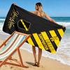 Name Custom NAC Breda Print Beach Towel, Large Soft Quick Dry Towel for Beach Camping Swimming