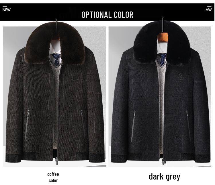 Мужская демисезонная повседневная деловая куртка Woodpecker 2025 для отцов среднего и пожилого возраста