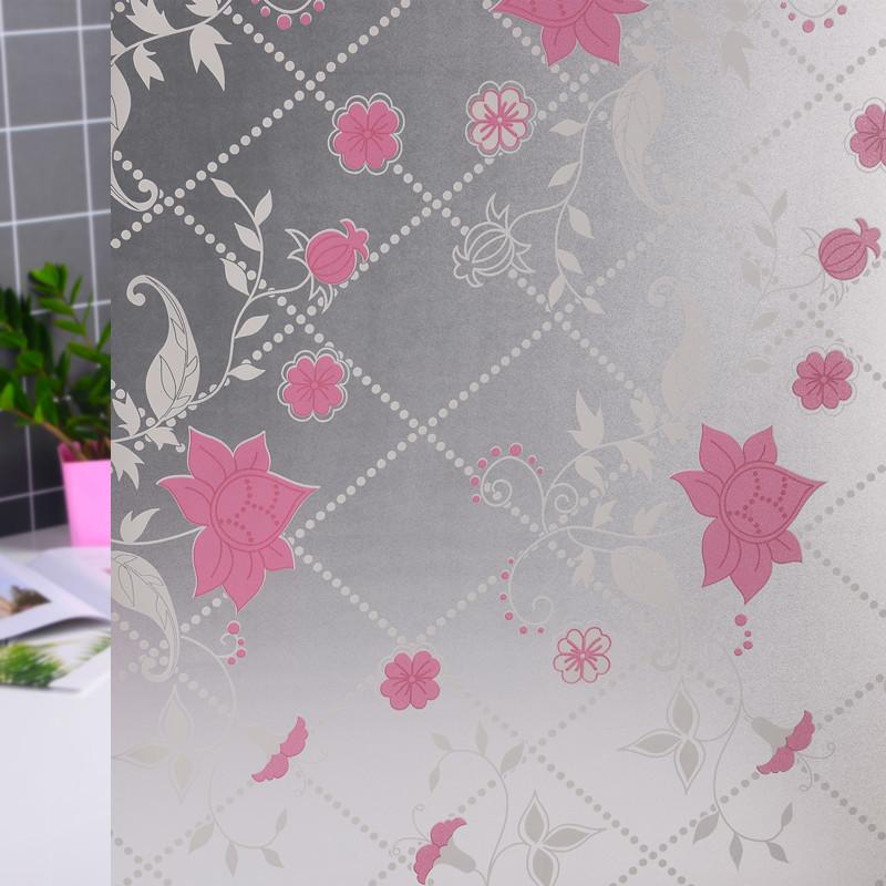 45x200 см пленка для окон витражная пленка матовая конфиденциальная оконные наклейки статическое прилипание самоклеящиеся наклейки для окон