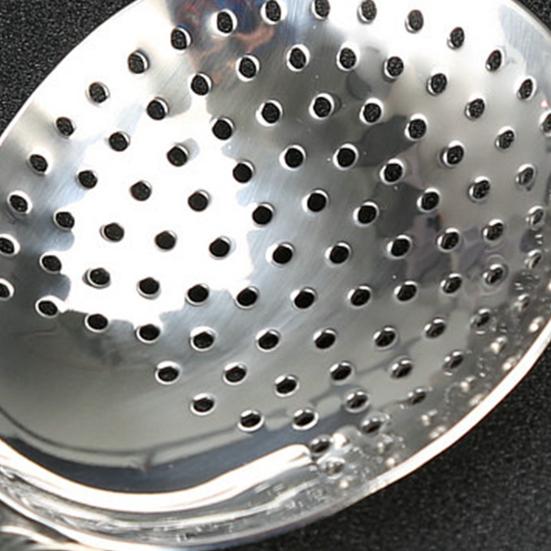 Julep Strainer Professional Удобная сетка 304 Нержавеющая сталь Эргономичная ручка Коктейльный фильтр Ложка Кухонные принадлежности