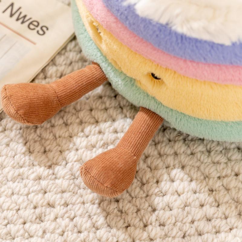 Новая Мода Милая Имитация Радужного Торта Кукла Модная Плюшевая Игрушка