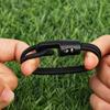 10Pcs Black High Elasticity Expander with Hooks Rubber Tensioner  Camping Tarpaulin
