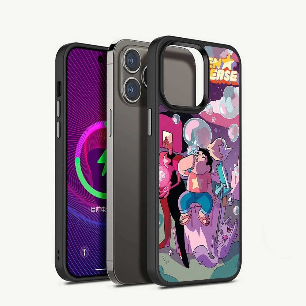 S-Steven U-Universe Cartoon Anime Phone Cover For IPhone 17 16 15 14 13 12 11 Pro Max Mini For Magsafe Magnetic Wireless Charge