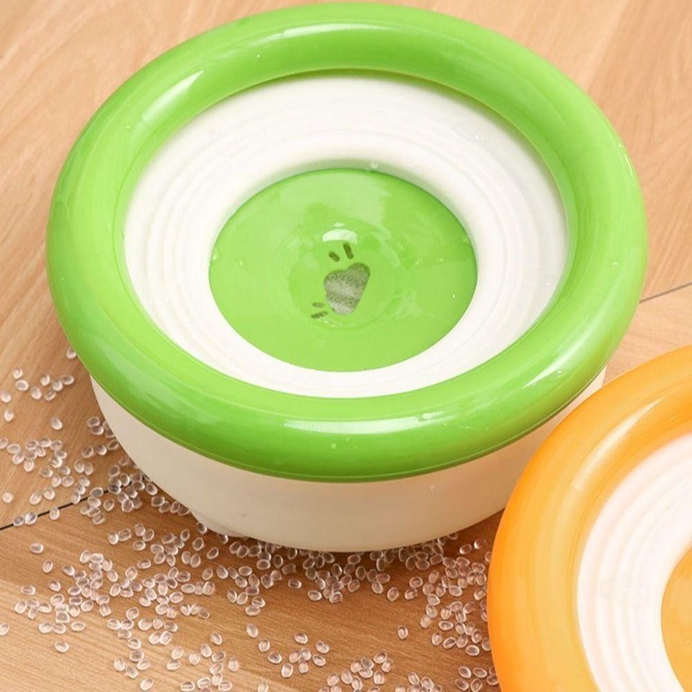 Large Capacity Pet Floating Water Bowl Spill-Proof Anti-Splash Floating Drinking Fountain Non-Slip Base Not Wet Mouth