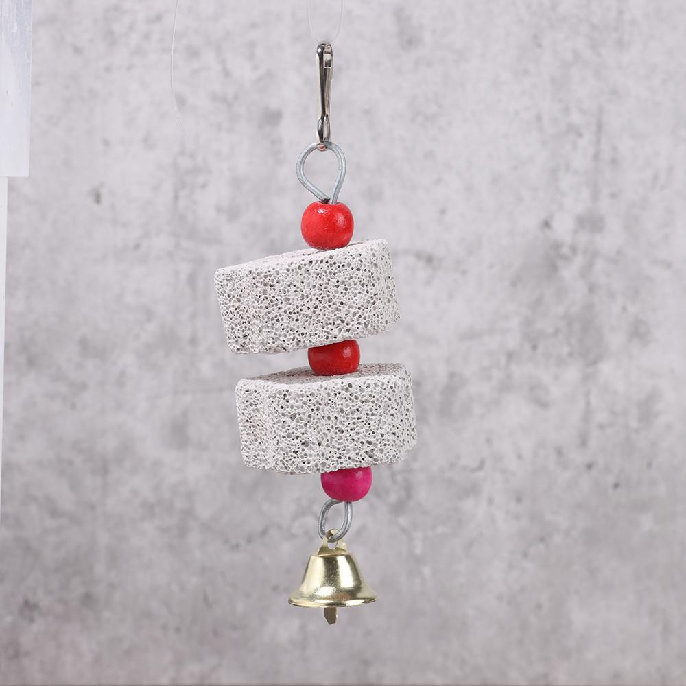 Home Tearing Pet Supplies Chewing Mineral Bird Chew Toy Parrot Grinding Stone Hanging Block