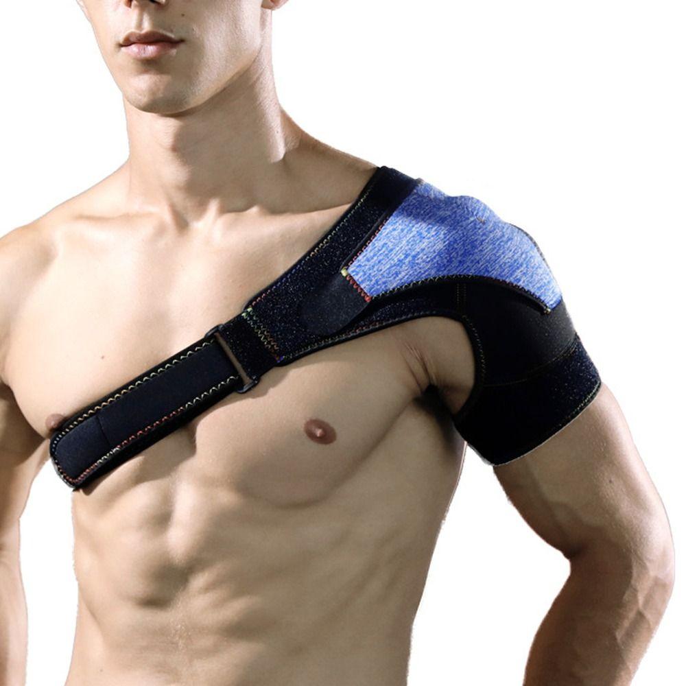 Breathable Shoulder Support Wrap Adjustable Shoulder Protector for Left and Right Shoulder Protect