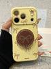 Мультяшный Милый Бантик Подставка Мягкий ТПУ Чехол Для Телефона Для iPhone 17 16 15 14 13 Pro Max Держатель Подставка Задняя Крышка