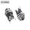 10PCS DC025M 5.5*2.1/2.5mm DC Socket With Nut 5.5x2.1/5.5x2.5 mm DC Power Jack Socket Female Panel Mount Connector