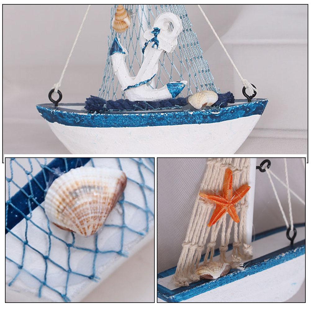 Морской ночной светильник средиземноморская ручная работа парусник модель украшения декор офис настольная лодка бохо