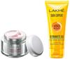 LAKMÉ Absolute Perfect Radiance Осветляющий легкий крем с ниацинамидом и микрокристаллами, 50 г и Lakme Sun Expert Гель SPF 50, 50 г
