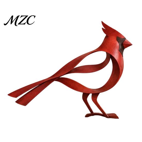 Minimalist Desktop Decorations Metal Bird Figurine, Art Sculpture, Small Animal Ornament, Figurines for Home Decor Pastoral Style Piece Living