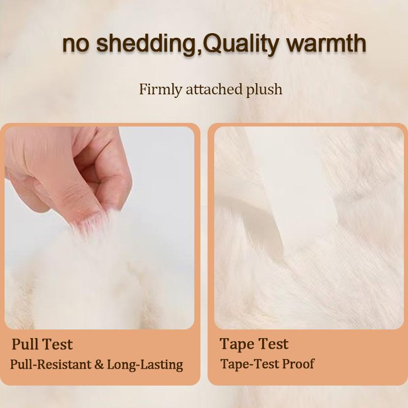 Bubble Fleece Steering Wheel Cover Universal Woolen Car Sleeve for Men and Women Autumn and Winter Car Steering Wheel Cover