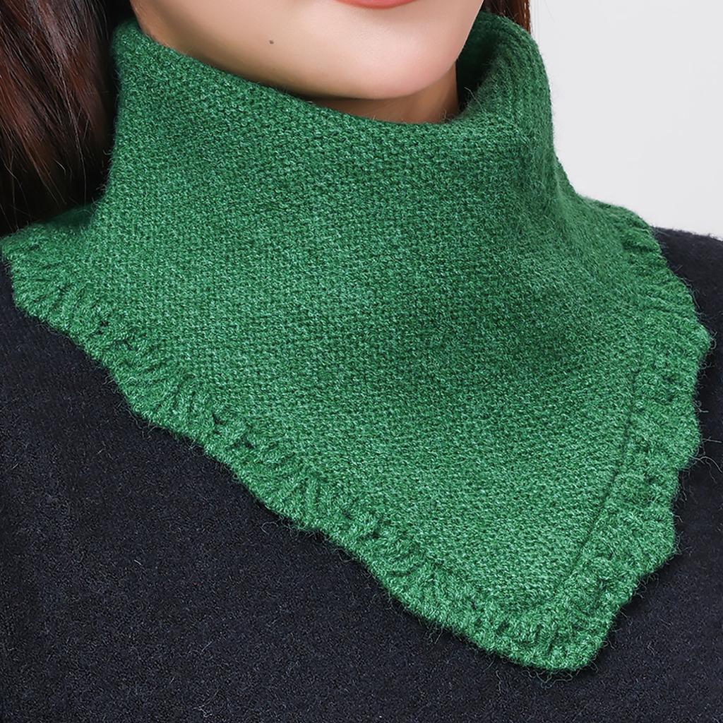 New Detachable Knitted Turtleneck Fake Collar For Women Neck Warmer Autumn Winter Warm Cover Head Neck Knitting False Collar