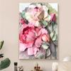 Толстое масло Холст Цветочная Настенная Картина Постер для Гостиной, Спальни, Офиса