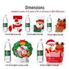 Festive Red Sock Candy Gift Bags: Christmas Self-Sealing Holiday Decoration