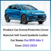 Car Navigation Screen Protective Cover For BYD Atto 3 Accessories 2024   Yuan Plus Central Control Screen Protector Hood