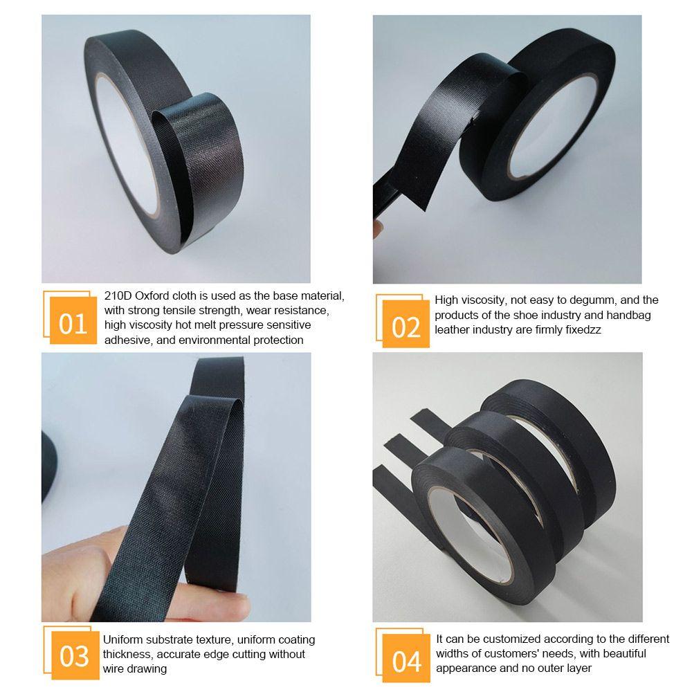 50M/Roll Handbag Shoe Oxford Cloth Tape Self-adhesive Tape Nylon Reinforced Tape Single-sided