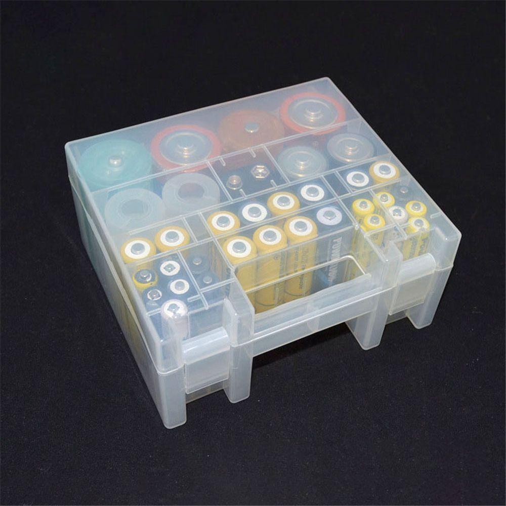 Hard Compartment Anti Impact for AA AAA Battery Holder Organizer Container Storage Box Battery Case