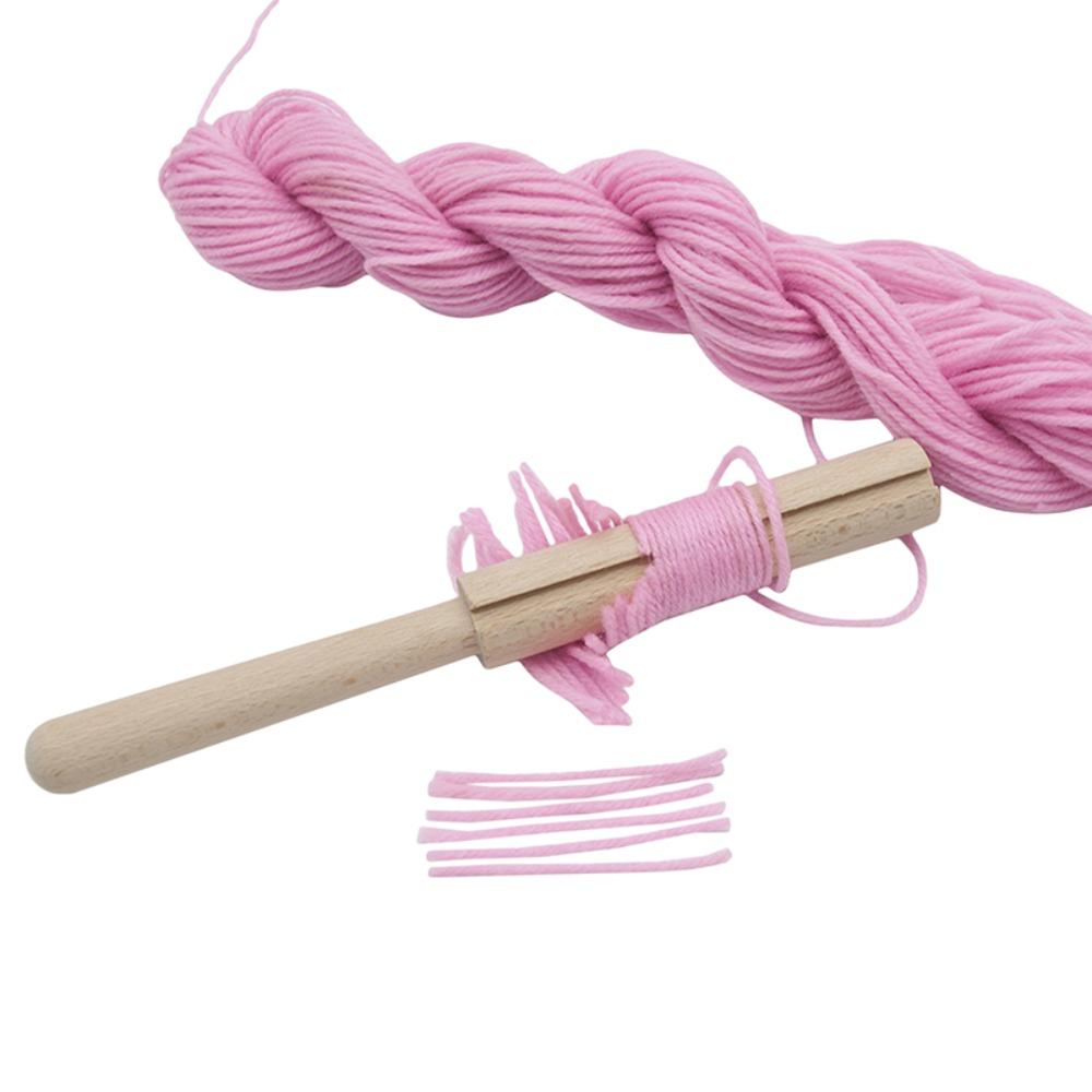 Tool Wooden Latch Hook Rug Yarn Tool Yarn Cutter Segmental Embroidery Tool Rug Carpet Latch Hook