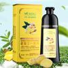 500ml Long Lasting Natural 5 Minutes Fast Dye Hair Ginger Black Color Hair Dye Shampoo for Gray Hair Dying Permanent