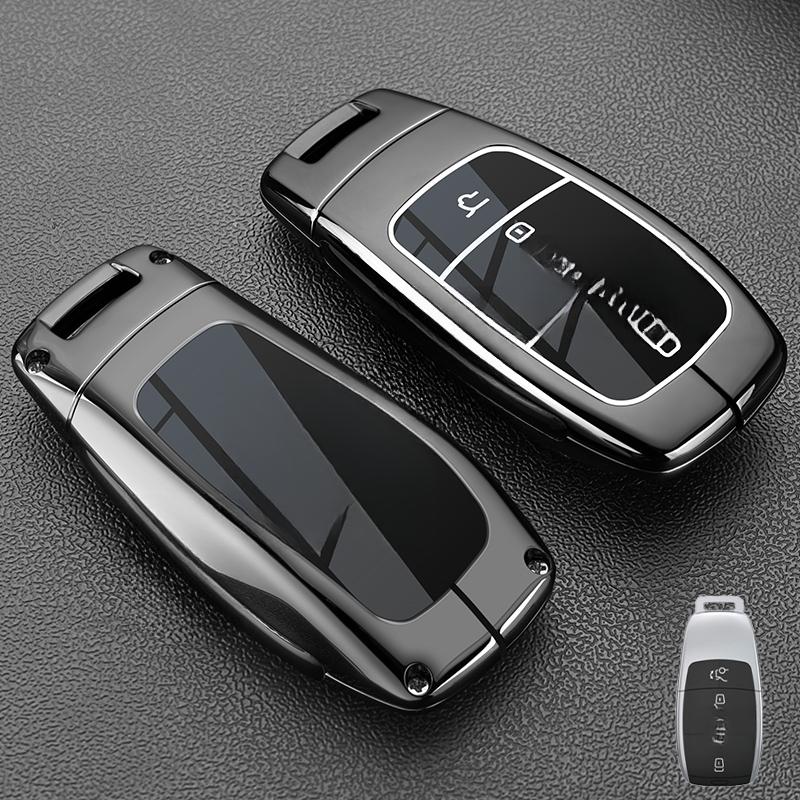 Чехол-оболочка для корпуса автомобильного ключа для Mercedes Benz C E S Класса GLC W206 W223 W214 E300 C260 C300 S450 S500 S400 Аксессуары для брелока