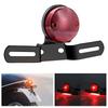 Biqing Мотоциклетный задний фонарь с кронштейном, Круглый мотоциклетный фонарь номерного знака Стоп-сигнал Бег