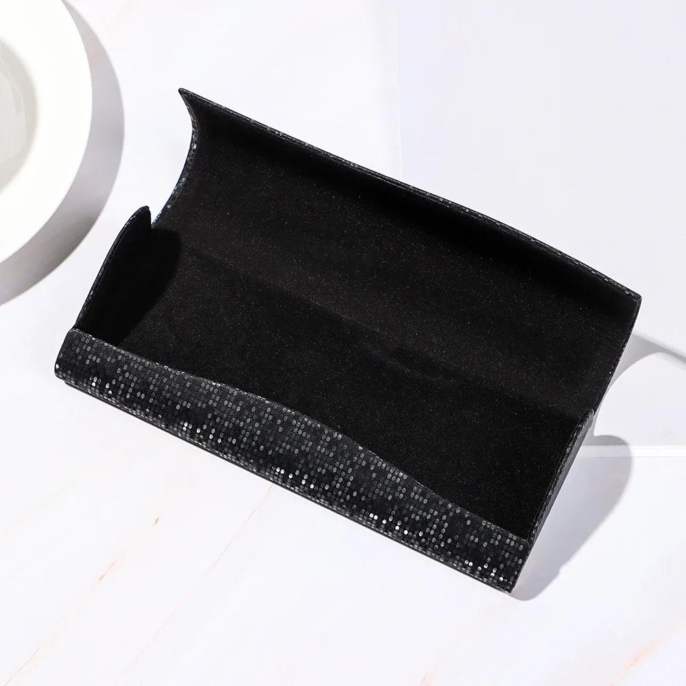 Fashion Pressure Resistant Portable Glasses Case Waterproof Retro Shiny Myopia Glasses Case Eye Storage Box Sunglasses Box
