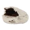 Cat Cave Bed Semi Enclosed Soft Comfortable Warm Cozy Fluffy All Seasons Universal Plush Pet Sleeping Bed for Cats Dogs