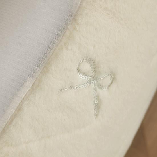 Наволочка декоративная с узором бантика, скрытой молнией, устойчивая к сминанию, на подушку для спальни, гостиной, дивана, домашний декор