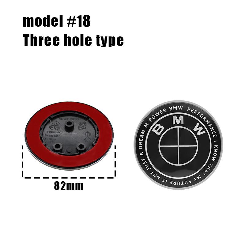 82/74MM Front Hood Emblem Trunk Rear Badge Logo For BMW E46 E90 F30 F10 F20 G20 E87 E60 E63 F01 F02 G14 E83 X5 Car Accessories