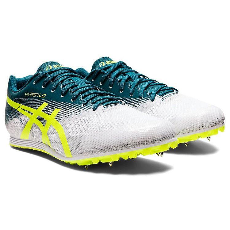 Asics Hyper LD 6 Удобные кроссовки с низким верхом Мужские кроссовки Бело-зеленые 1091A019-100