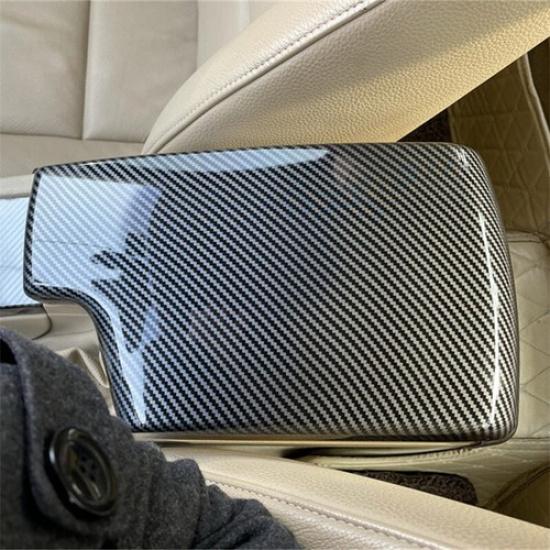 ABS Карбоновое волокно Крышка бокса центрального хранения для BMW 3 E90 E91 2005-2012
