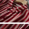 French Style Fashion Spring Shirts New Women's Polo-Neck Striped Single Breasted Simplicity Versatile Loose Long Sleeve Tops
