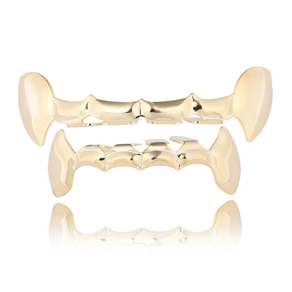 Модные Хэллоуинские Вампирские Клыки Grillz - Золотые Хип-Хоп Аксессуары
