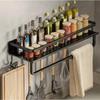 Kitchen Spice Storage Knives Holder Knife Stand Spice Rack Organizer Knives Holder Spoon and Chopsticks Rest Hanging Organizers