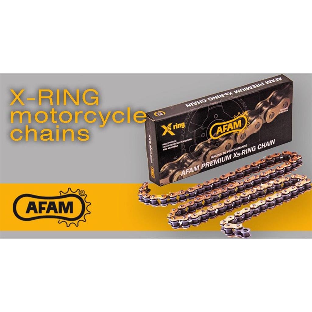 AFAM A520-118XMR3 2021-2023 Honda Forza 750 Compatible Chain XMR3 Xring Steel Color