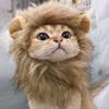 Cute Lion Style Dog Cat Hat Super Soft Breathable Friendly To Skin Lightweight Novelty Pet Hat Headwear Photography Prop