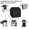 Чехол для гриля 57 дюймов Чехол для газового гриля для барбекю для уличного гриля Водонепроницаемый Защита от УФ-лучей Чехлы для гриля для барбекю