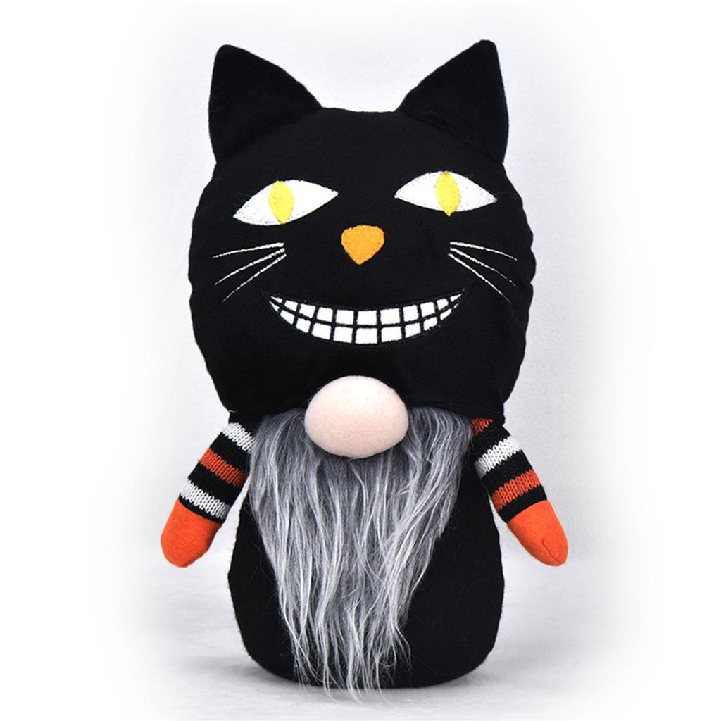 Halloween Decorations Cute Pumpkin Monster Hat Faceless Old Man Figurine Rudolph Dwarf Doll