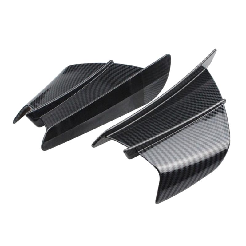 Universal Motorcycle Winglet Aerodynamic Spoiler Wing with Adhesive Motorcycle Decoration Sticker