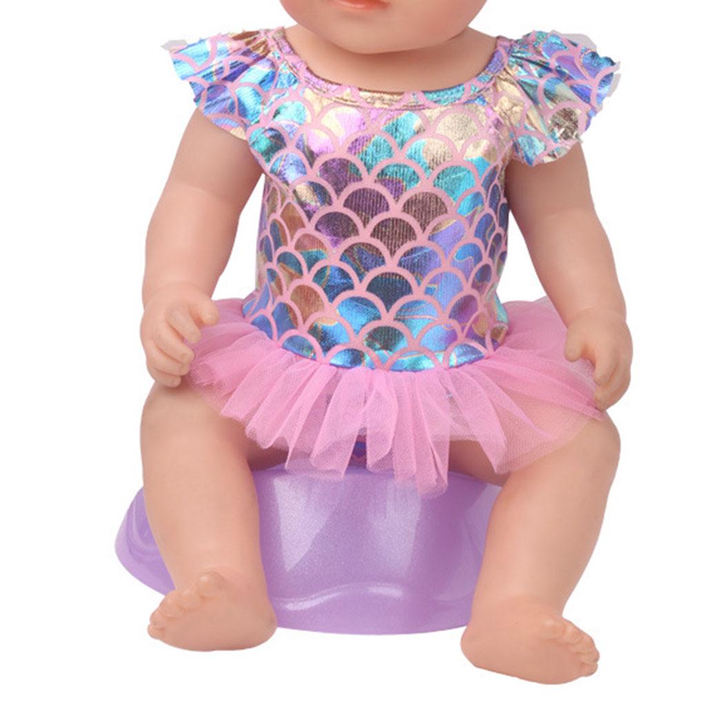 Одежда купальник и панамка для кукол размером 43 см