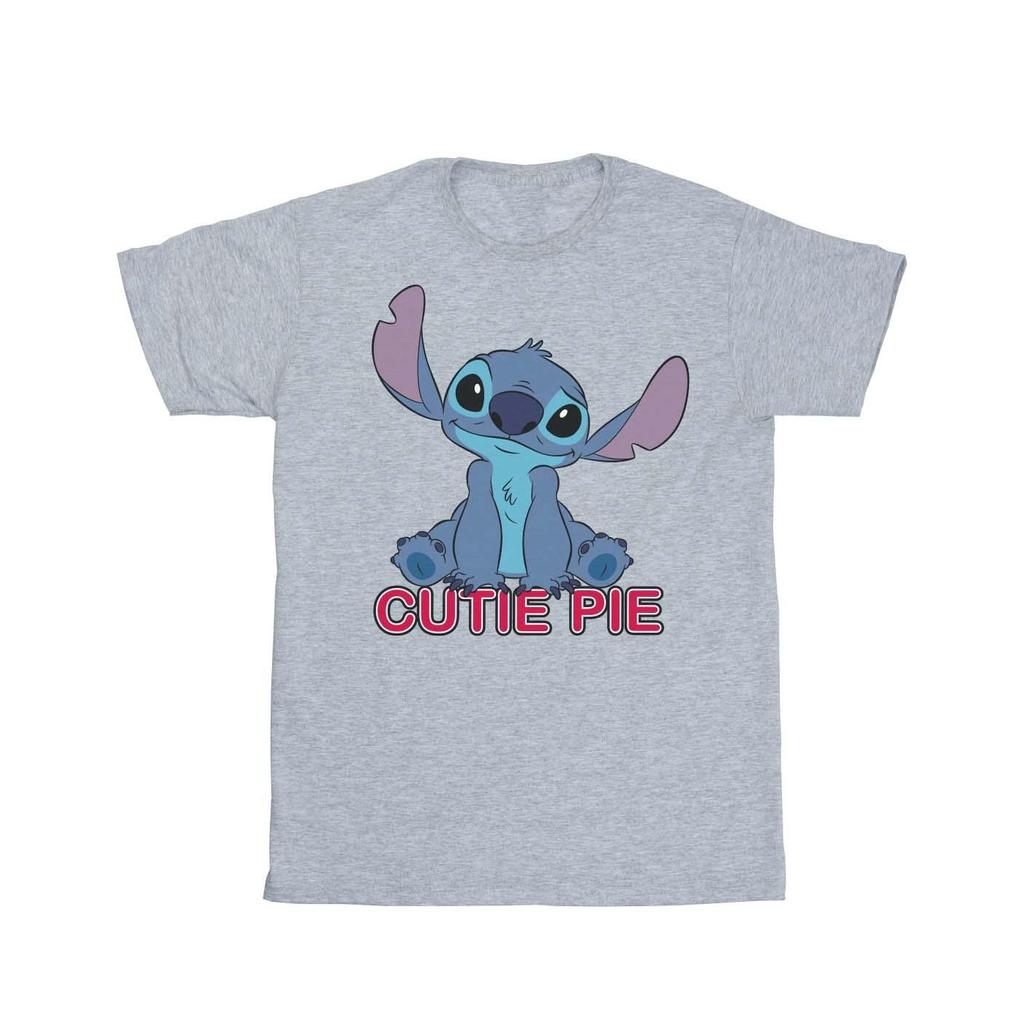 Disney Womens/Ladies Lilo And Stitch Stitch Cutie Pie Cotton Boyfriend T-Shirt