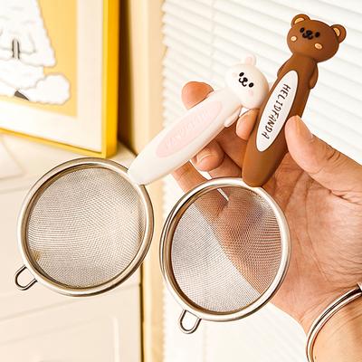 Сито из нержавеющей стали 304 с мелкой сеткой, многофункциональная просеиватель для муки, милое сито для муки, кухонный дуршлаг, инструменты для выпечки