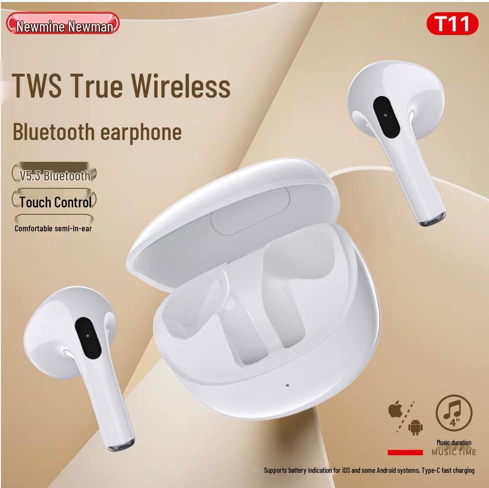 Applicable Newman T11 In-ear Bluetooth Headphones, TWS True Wireless for Sports, Cycling, Running, and Gifts.