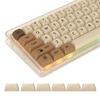 Набор колпачков для клавиатуры XDA PBT 138 Key Dye Sublimation Coffee Cat Costume для игровой механической клавиатуры MX Switch 60, Cherry/Gateron Percent/68/GK61